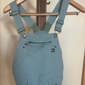 Sage Green Flylow Overalls with Front Pocket